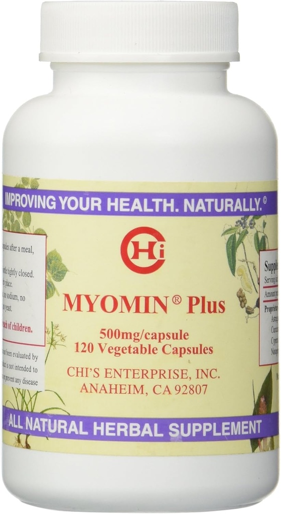 Chi's Enterprise Myomin Plus Capsules, 500mg, 120 Capsules