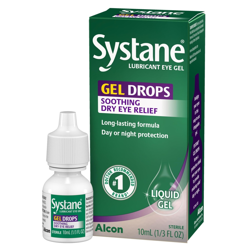 Systan Lubricant Eye Gel Drops, 10 ml (Packaging May Vary)