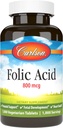 Carlson - Acid folic, 800 mcg, oferă suport prenatal important, 1000 comprimate