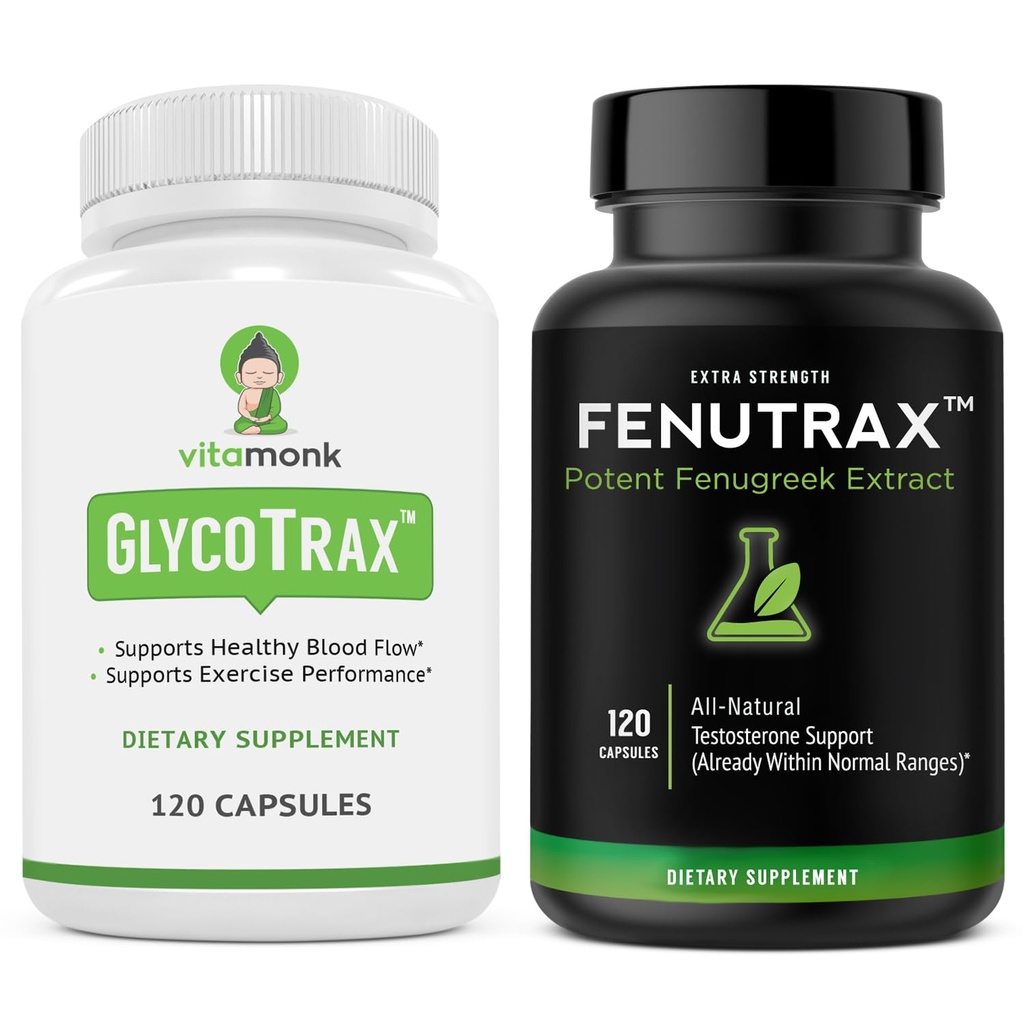 VitaMonk Schinduf extract de semințe și GPLC - Suportă circulație și niveluri de testosteron sănătos