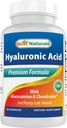 Cele mai bune naturale Acid hialuronic 100 mg 60 capsule - sprijin articulații sănătoase și piele tânără