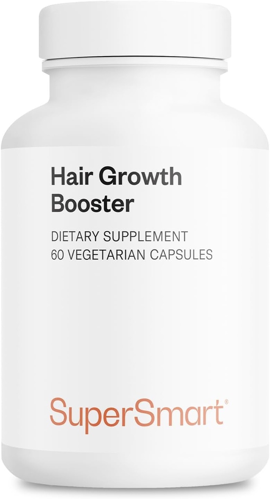 Supersmart - Booster de creștere a părului 160 mg pe zi (Suplement Lustriva) - Biotin 40x mai mult Soluble 