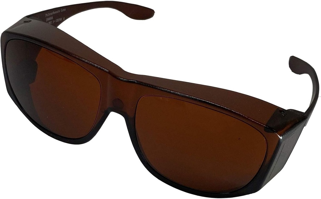 Scutul solar se potriveşte peste ochelarii de soare, SS Policarbonat II Amber, Unisex, Ochelari de soare