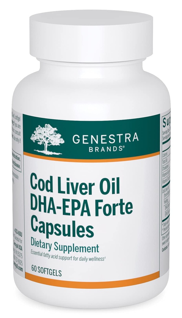 Genestra Brands Cod Ulei de ficat DHA-EPA Forte Capsule 