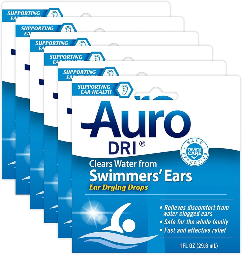 Auro-Dri Ear-Drying Aid 1 fl oz (Quantity of 6)