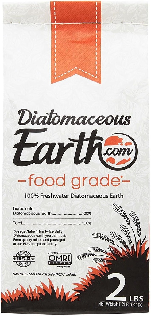 DiatomaceeEarth 2 Lbs grad alimentar - 100% organic toate pulbere natural diamate - diamatic pentru oameni este sigur în jurul valorii de copii - include gratuit Scoop