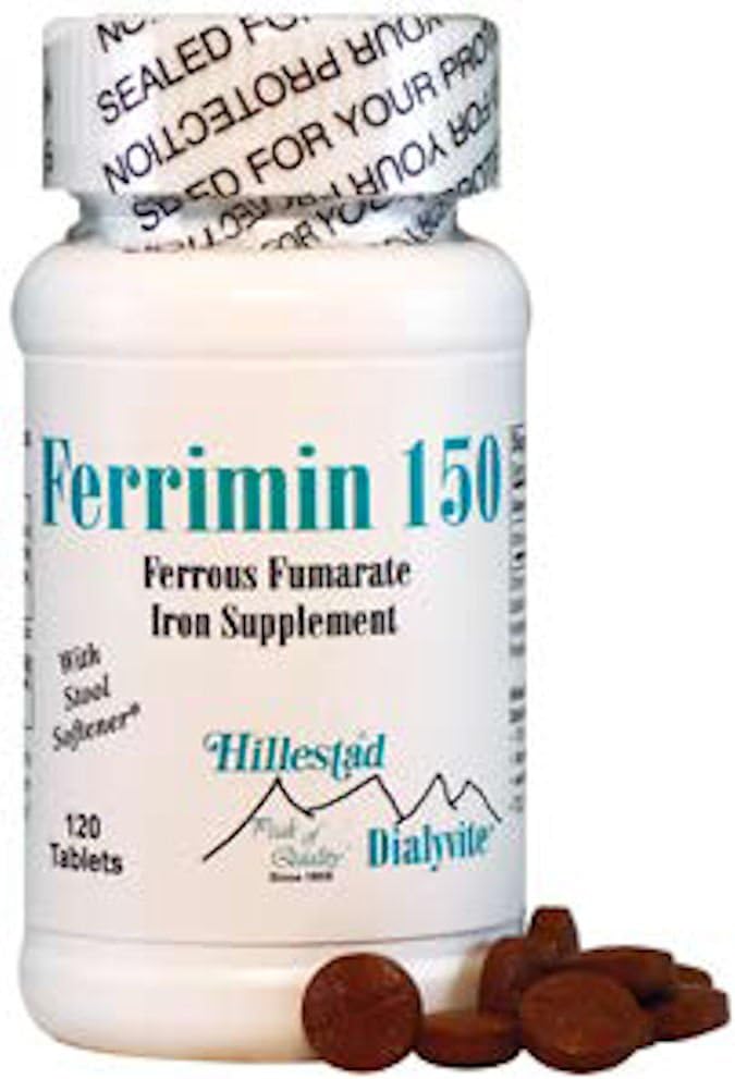 Dialit - Fumarat feros - Ferrimin 150- 120 comprimate (2)