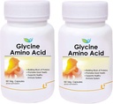 BETT Biotrex Glicină Aminoacid - 60 Capsule vegetale - ambalaj de 2, promovează o sănătate bună