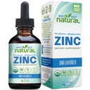 Picături organice de zinc lichid Supliment cu picolinat Chelated și Bisglicinat, Vegan