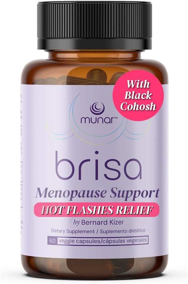 Munar Brisa Menopause Suport  Reduce Flash-uri fierbinți, boost-uri de energie, dezintoxicare de ficat 
