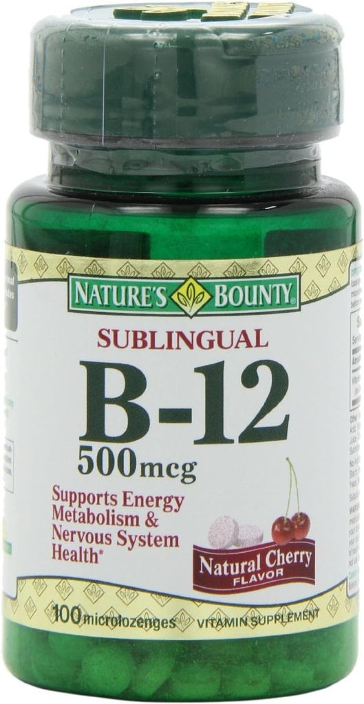 Vitamina Bounty B-12 500 mcg, 100 ea (pachet de 3)