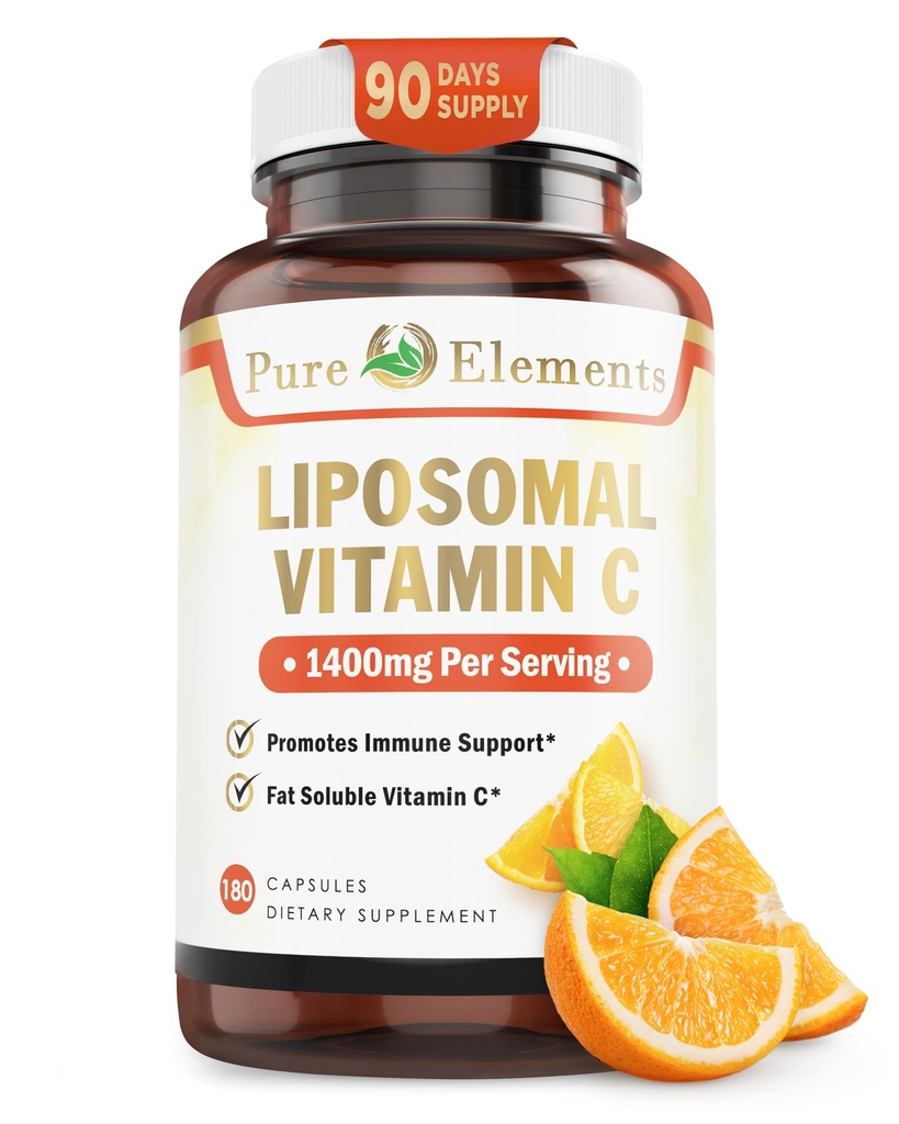 Supliment alimentar lipozomal Vitamina C, capsule fără OMG, fără soia, fără gluten