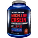 BODYTECH Micellar Pulbere de proteine cazeină, eliberare lentă pentru recuperare musculară peste noapte - 24 grame de proteine per servire - Ciocolată bogată (4 Lire)