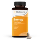 LifeSeasons Energie - Suport de vitalitate - Booster de energie pentru puterea fizică și cognitivă - Nu Jitters - Crește rezistența - Conține ceai verde și L-Theanină - 60 Conte (Pachet de 1)