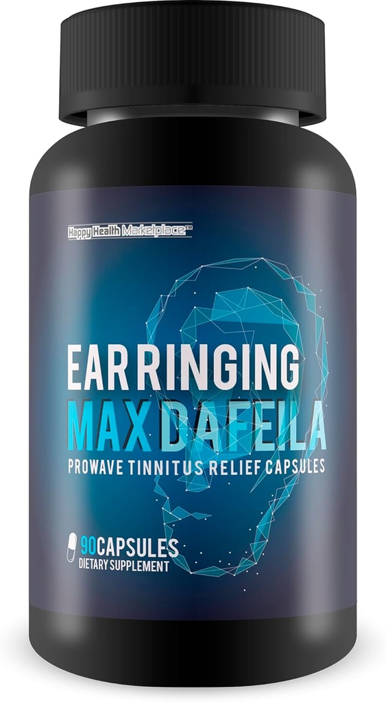 Ureche de apel Max Dafeila Prowave Tinitus capsule de ajutorare - nostru cel mai bun remediu de apel urechi naturale - Ureche inelare Ureche Ureche supliment - Suplimente de sanatate urechii - Urechi inelatoare Suplimente - Pentru urechi inelare
