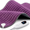 Încălzire Pad XXXL pentru Relief de dureri de spate, Pad extra mare încălzit pentru gât / Shoulders / picioare / genunchi / Feet/Cramps, Ziua de naștere Mame Cadouri de zi pentru mama Femeii Soție bunica ei, 6 Setări de căldură, Auto-Off, 17"x33"