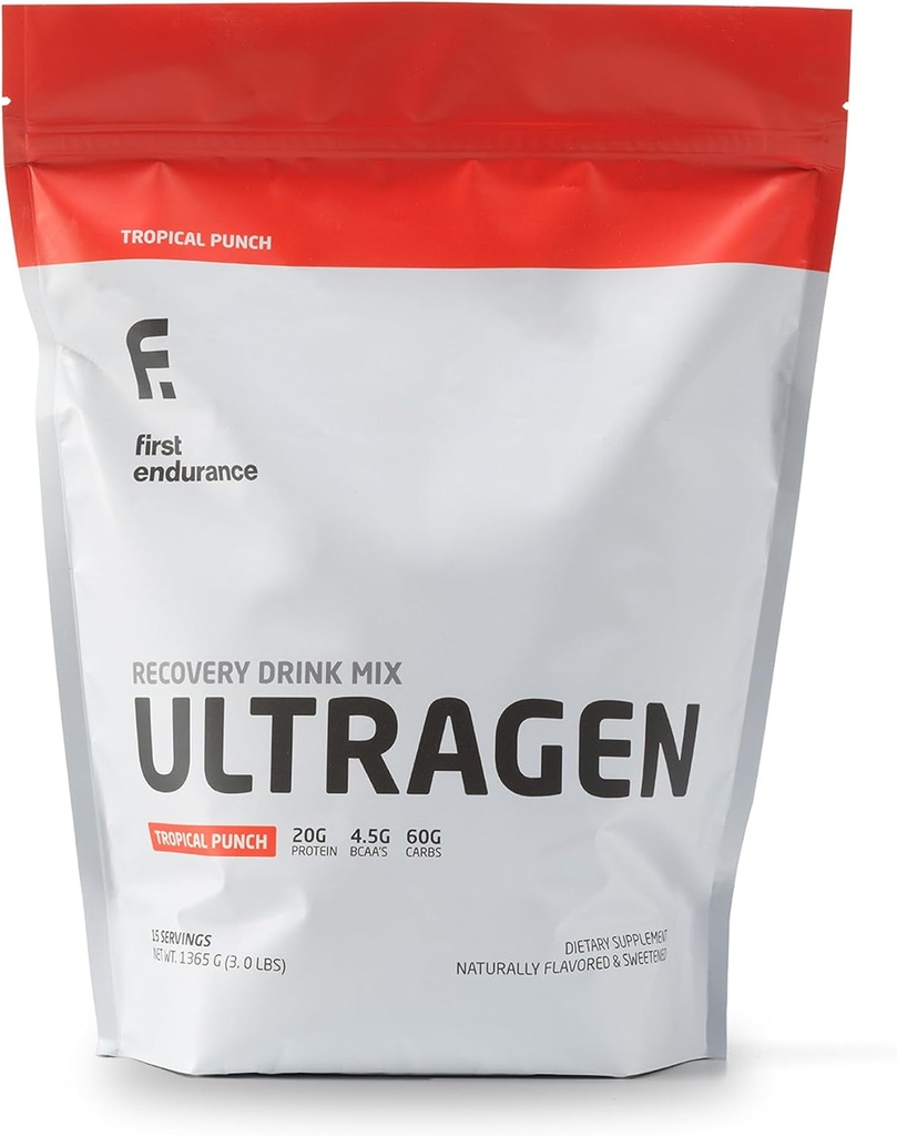 PRIMĂ ENDURANCE Ultragen Workout praf de băut de recuperare, Mix de proteine, boost-uri de energie, Accelerare recuperare 