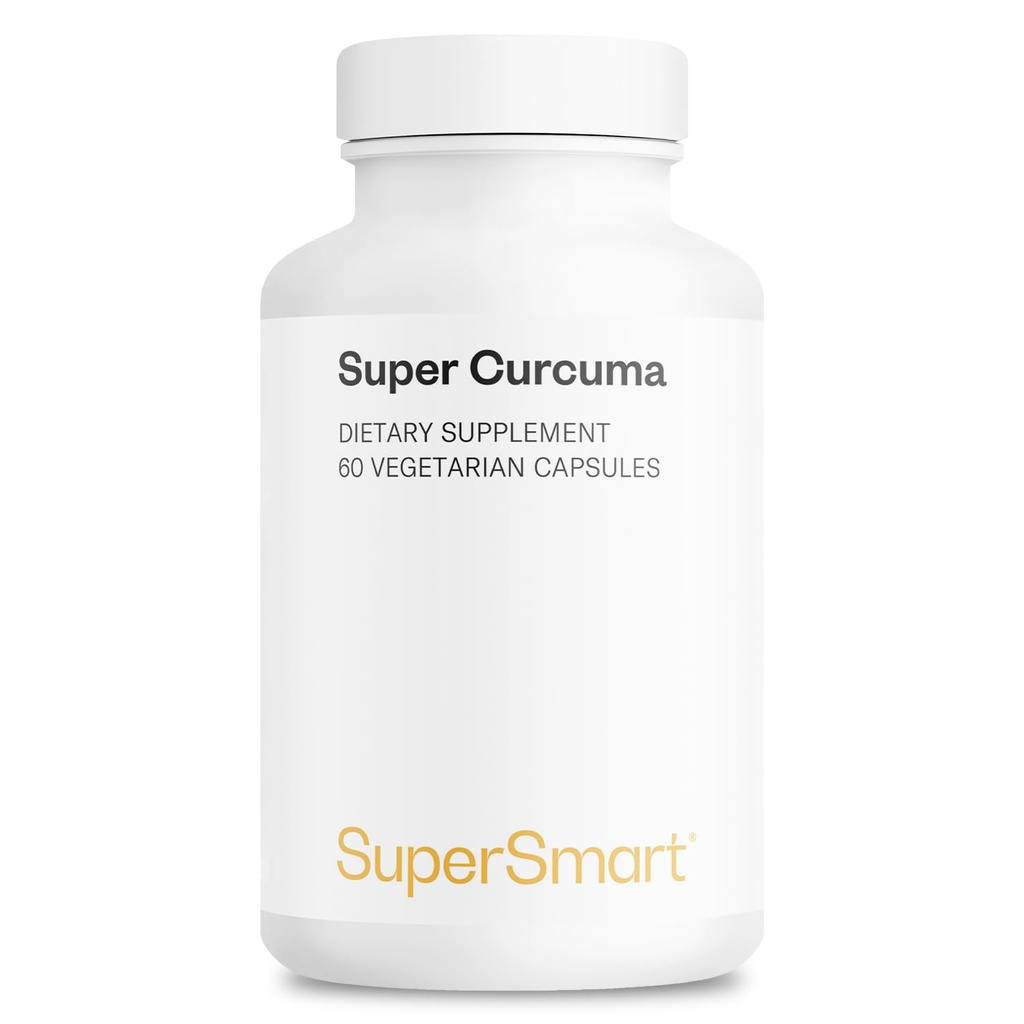 Supersmart - Super Curcuma 1000mg pe zi (High Absorbtion) - Patentat Meriva Curcuma - Curcumin Physome 