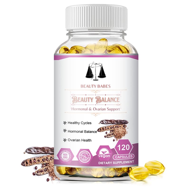 Myo-Inositol & D-Chiro Inositol - Echilibru hormonal și suport ovarian sănătos pentru femei - 100% Toate naturale PCOS Supplement - Made in the USA - Gel Capsule Vegan - Reducerea creșterii părului facial