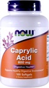 Acum alimente Acid Caprylic 600mg, 100 Softgels - (Pachet de 2)