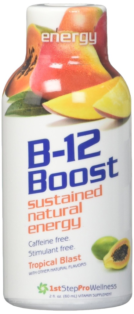 B-12 Shot maximal Energy, Tropical Blast, 2-Ounce, 12 per cutie