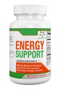 Spectra Vitamine Natural Energy Support 30 Capsule - Capsule de Guarana - Vitamina B12 - Guarana si extractii de ceai verde - Suplimente de energie citrulina cu booster de energie naturala
