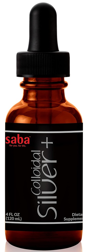 Saba Argint coloidal 50PPM, 4Fl Oz.- Sezonier Wellness, Suport Imun -Acest produs multi-utilizare vine în îndemână pentru mai multe de viață . Este o necesitate în fiecare casă - 24 de slujiri