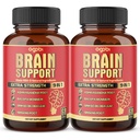 agobi 9in1 Brain Supplement - 2 Packs 60 Counts Blended Ashwagandha, Panax Ginseng, Gotu Kola, Ginkgo, Black Pepper & More - Precizie, Focus, Memory & Energy Production Support