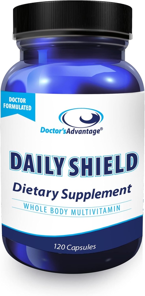 Avantajul medicului Daily Shield Multivitamine cu extract de ceai verde & Bilberry 