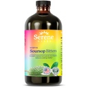 Serene Herbs - Soursop Bitters Liquid - Organic Herbal Guanabana Detox cu Black Seed, Moringa & Ginger - Suporturi Digestive Wellness & Immune Function - 16 fl oz