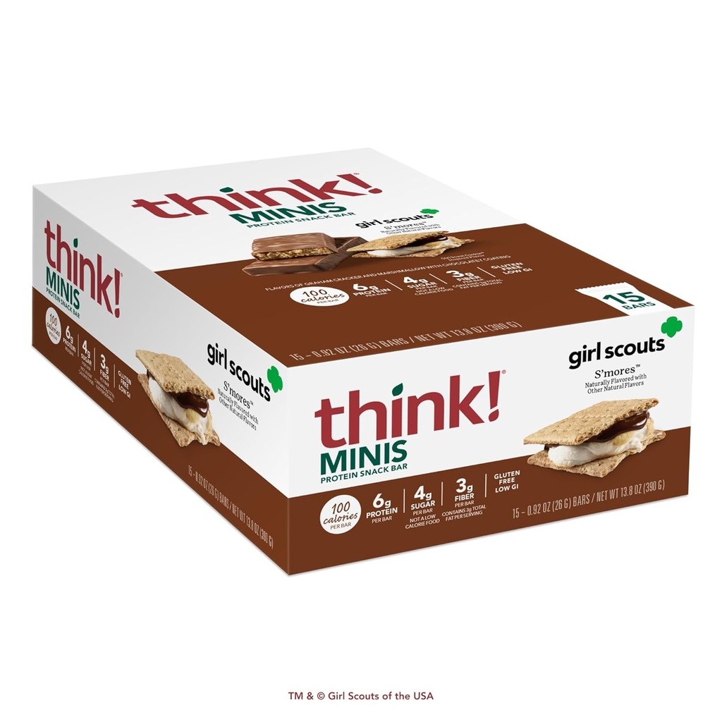 Gândeşte-te! Girl Scout Minis, S'mores, 15 Count
