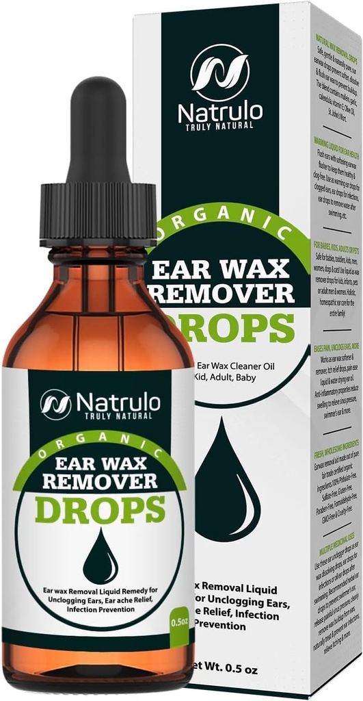 Ceară organică ceara ureche Drops pentru urechi înfundate 