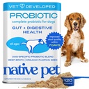 Probiotice native pet pentru câini - câine Probiotice pulbere pentru sanatate digestiva, suport de guta, si boost imunitar 