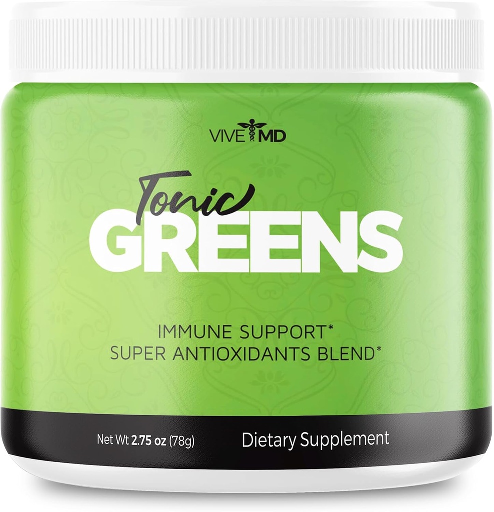 Tonic Greens pulbere Vitamina Boost Suplimentul Oficial Formula - Natural Green Blend Suplimentul de energie Extra Putere - BCAA L-glutamine Vitamina B6, Revolutionary Energy Fix Solution Recenzii (1 ambalaj)