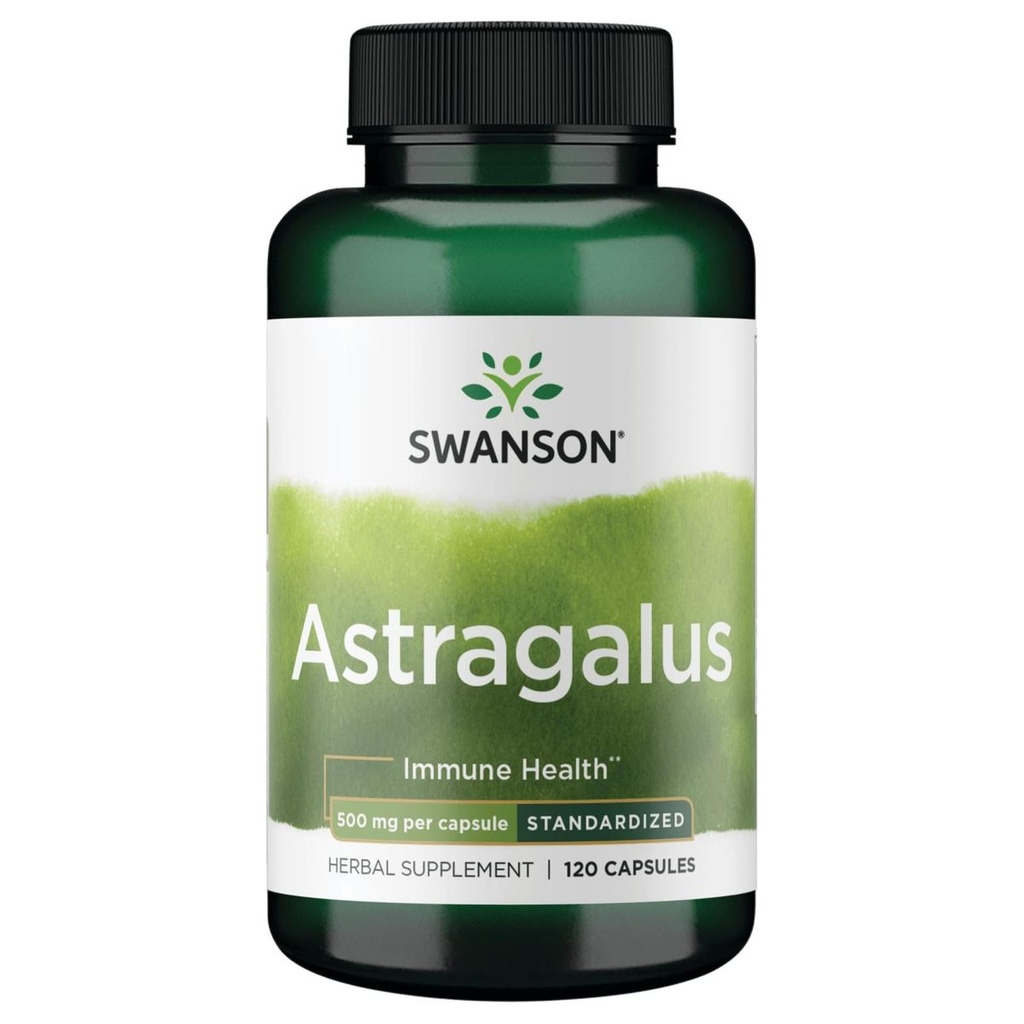 Swanson Astragalus (Standardizat) 500 Milligrame 120 Capsule