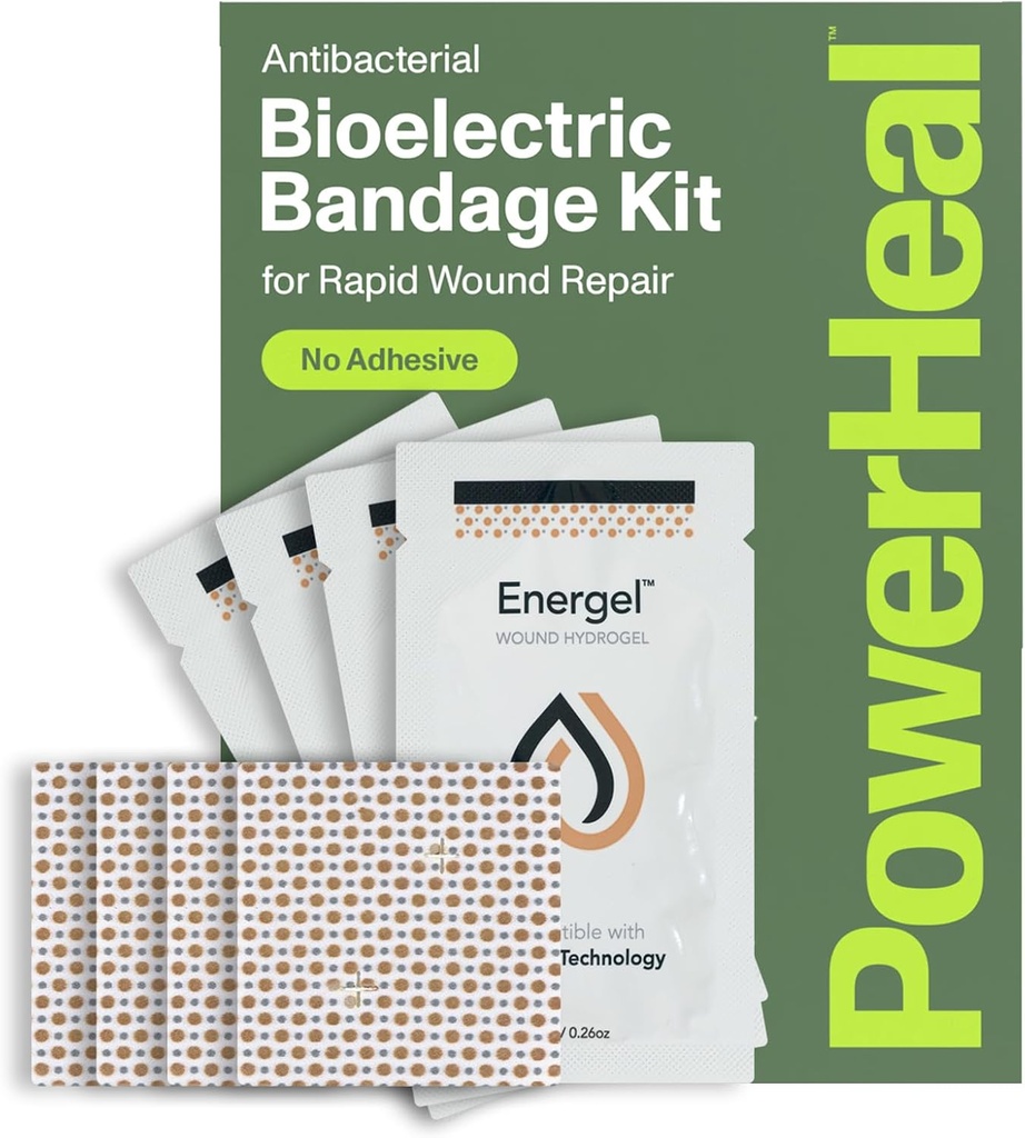 Kit de Bandaj Bioelectric PowerHeal pentru Îngrijirea și Vindecarea Rănilor 