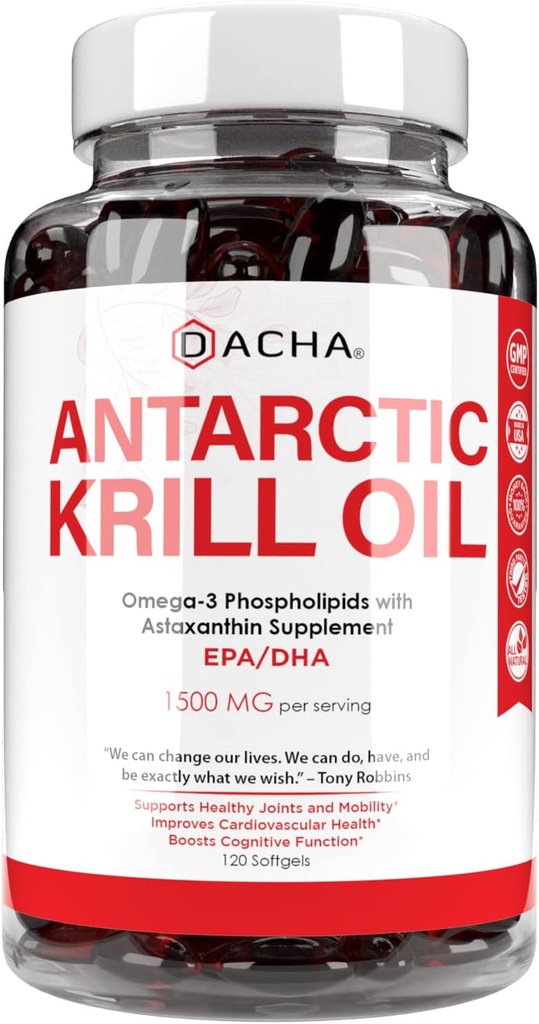 Premium Antarctic Krill supliment de ulei Softgels
