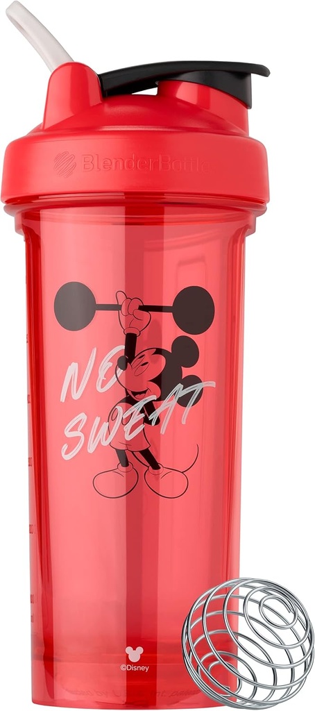 BlenderBottle Mickey & Friends Shaker Bottle Pro Series, Perfect pentru Shake-uri de proteine și antrenament pre, 28-Ounce (C05115)