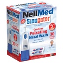 NeilMed Sinugator Pulsant Nasal Kit de spălare cu un singur Irigator, 30 Pachete premixate și 3 baterii AA (pachet de 1)
