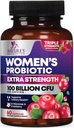 Probiotice pentru femei Digestive de sănătate de sprijin - 90 Miliarde CFU Femei Probiotic, 16 Strains, Cranberry, Probiotic vaginal cu prebiotice, PH, Immune, urinar, & Feminina de sănătate de sprijin, 60 capsule