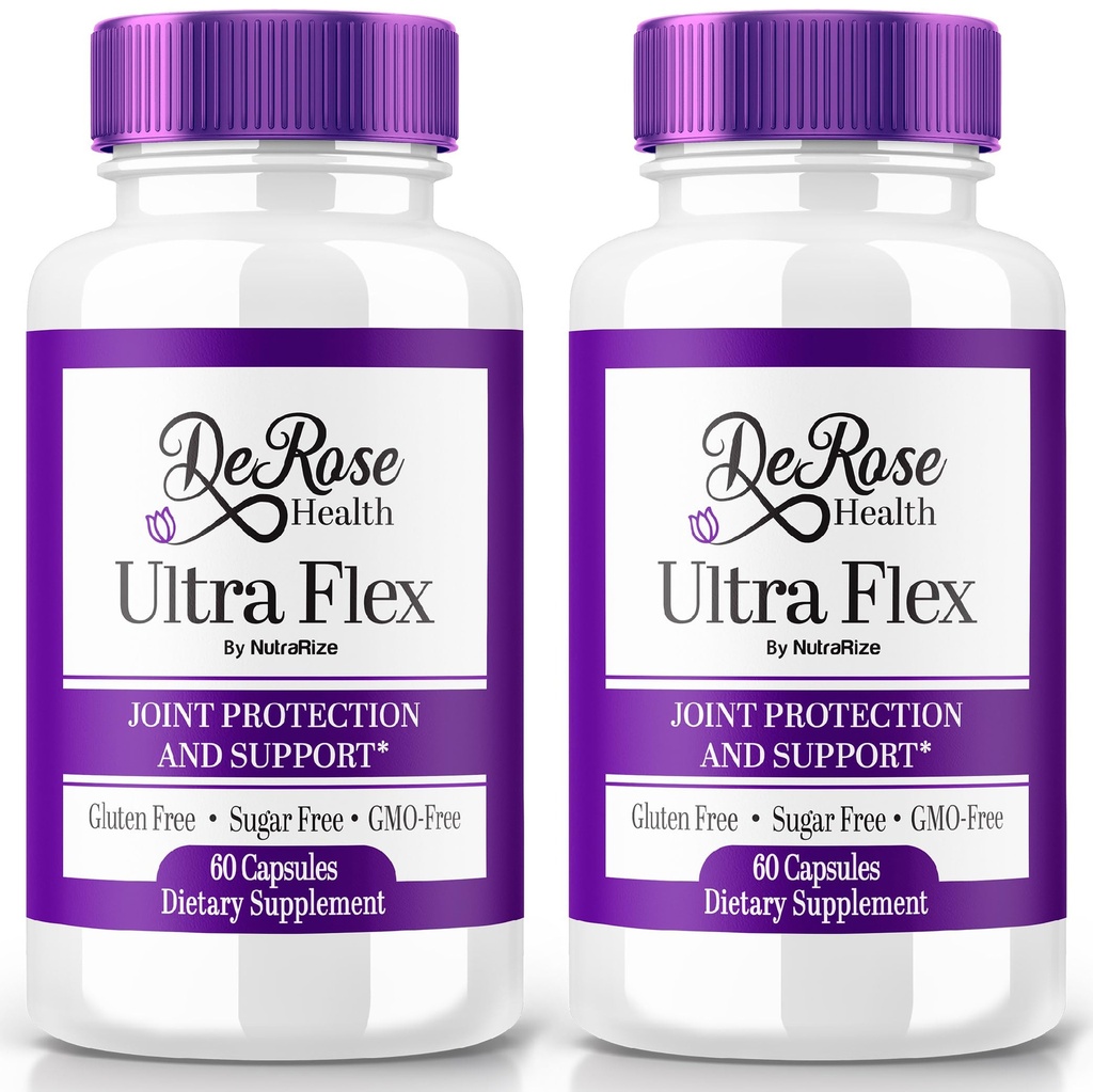 (2 ambalaj) Capsule cu flex Ultra, Advanced Supplement Joint Supplement, Ultra Flex Natural Joint Health Formula, Pastile Max pentru Wellness și Mobilitate Comună, UltraFlex Vitamine Recenzii (120 capsule)