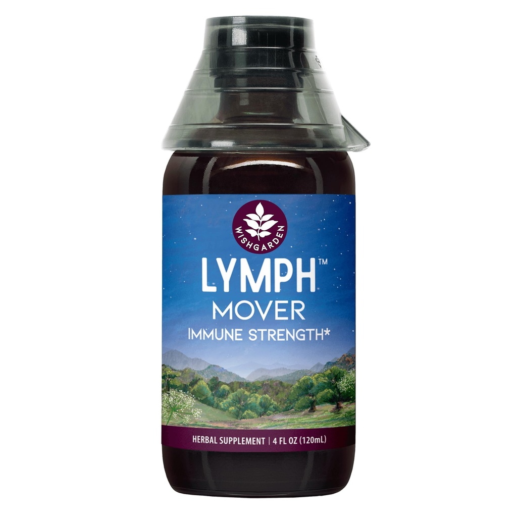 WishGarden Herbs Lymph Mover Immune Putere - Natural Limphatic Drainage și Limphatic Cleanse Supliment cu Echinacea pentru Suport Imun, Suporturi Sanatos Limphatic System Function, 4oz