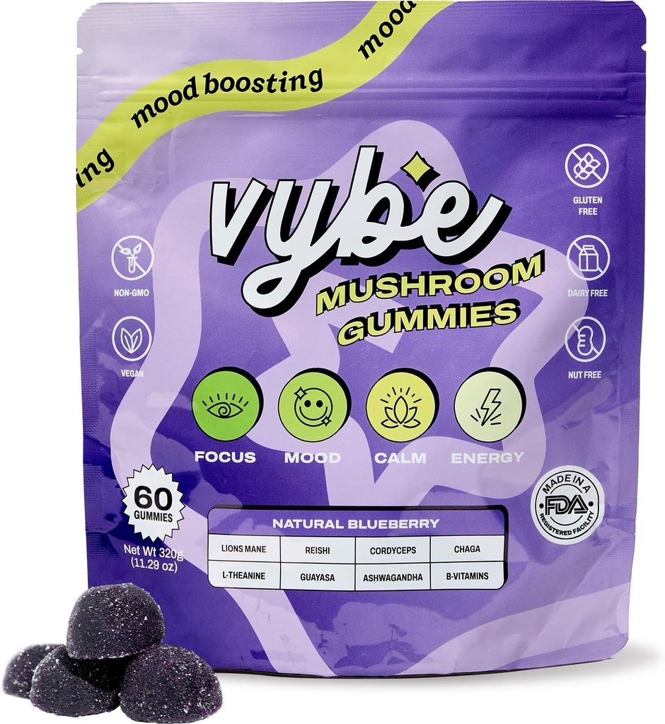Vybe Daily Nootrop Gummies 
