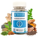 Concentraţie & Picioare - Suport tiroidian, Supliment iod cu Maca Root, Sea Kelp, Brazil Nuts şi Ashwagandha, 60 Capsule