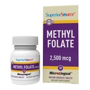 Superioara sursa de metil Folate 2500 mcg - Suplimentul Folate pentru femei si barbati - Folat metilat Suplimentul sustine sistemul nervos sanatos si celulele rosii din sange - 30 comprimate sublinguale de dissolvire