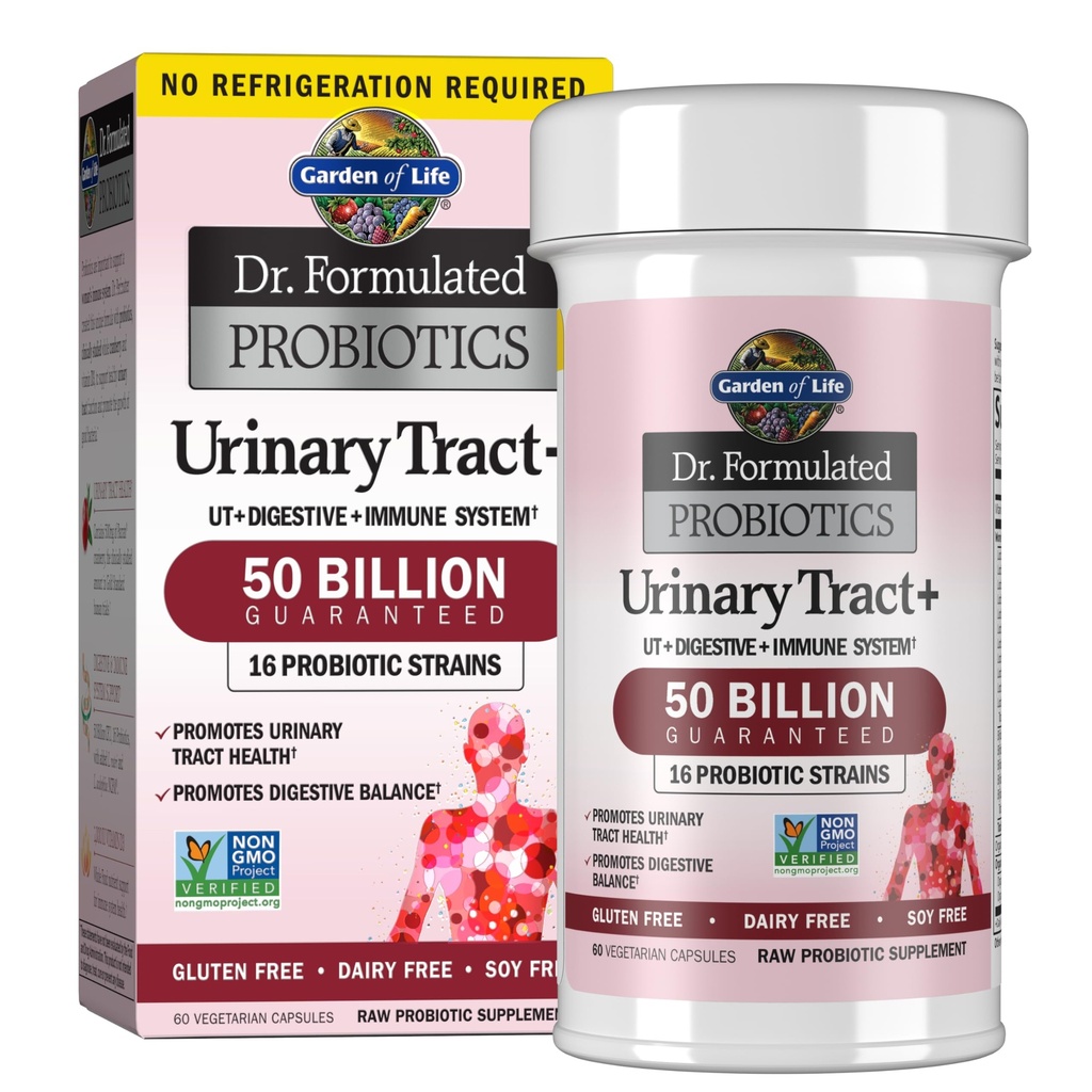 Gradina de viata Dr. Probiotice Formulate Tract urinar+ - Acidophilus Probiotic Sustine sanatatea tractului urinar, Digestive Balanta 