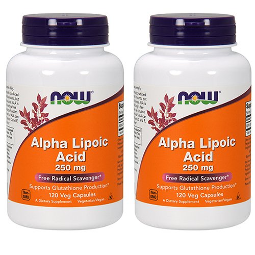 ACUM Alimente Acid alfa lipoic 250mg, 120 capsule vegetale (2 ambalaj)