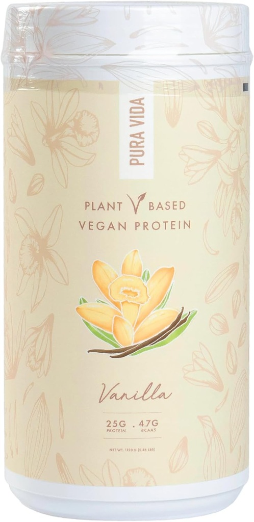 Pura Vida Miami Vanilla, pe bază de plante - Proteina Vegan