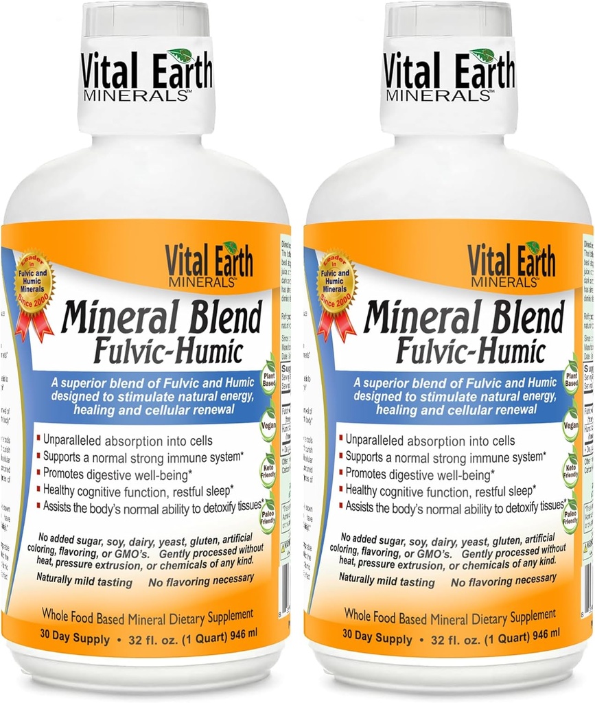 Vital Earth Minerals Vulcanian Humec Mineral Blend Lichid 2-Pachet 