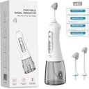zâmbet norocos Sistem de irigare Nasal, Clătire Nasal Masina pentru Sinus Relief, 3 Presiune Sinus Clătire IPX7 Pot Neti automat rezistent la apă cu 40 Pachete saline, 300ML rezervor mare pentru călătorie și acasă